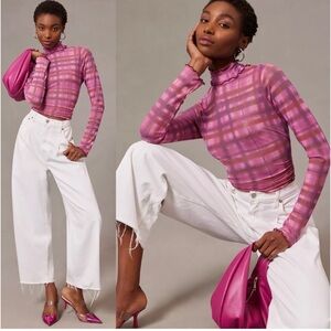 Anthropologie Mesh Top